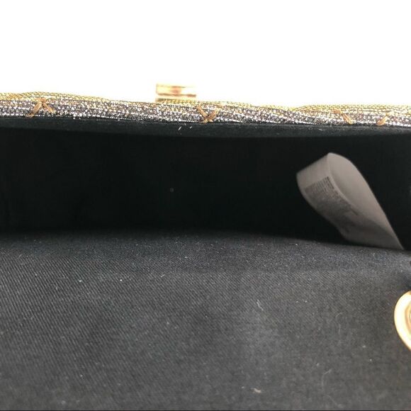 GOLD GLITTER  SHOULDER EVENING PURSE - Picture 13 of 15